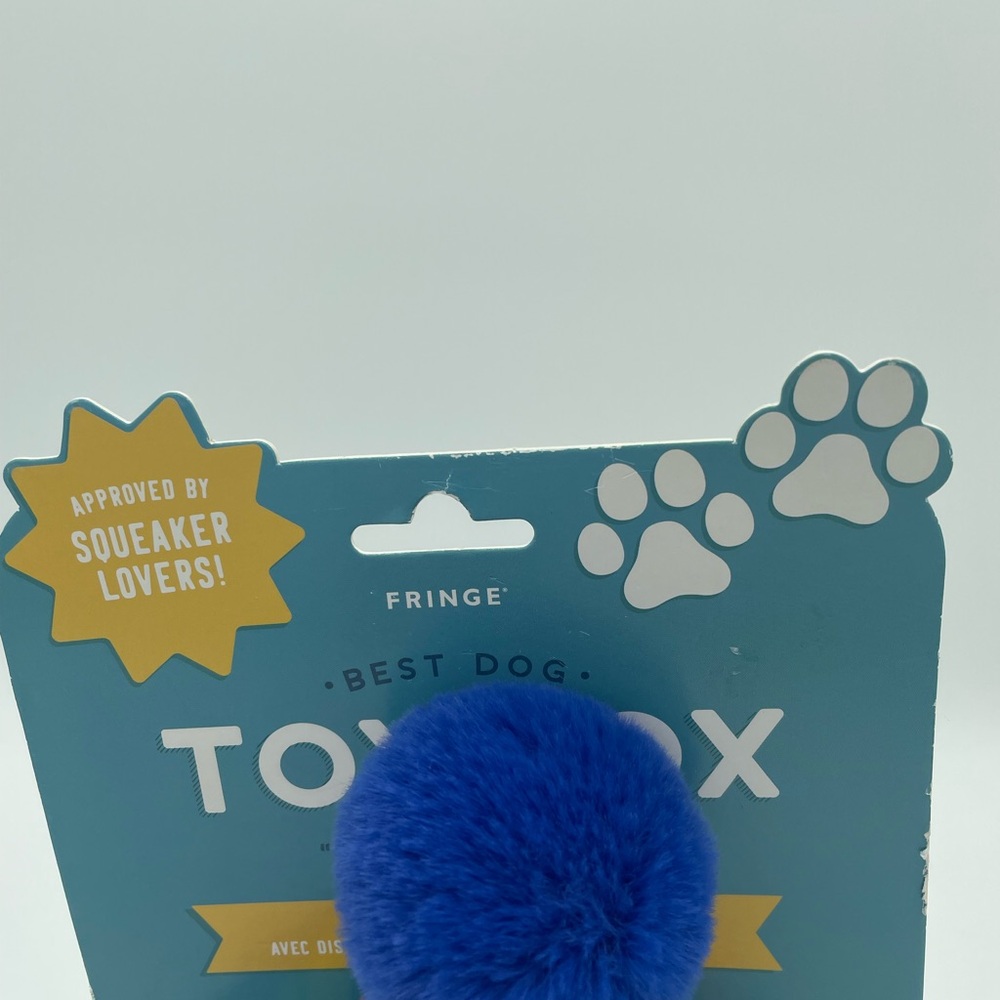 Fringe Blue Dog Toy TOYBOX